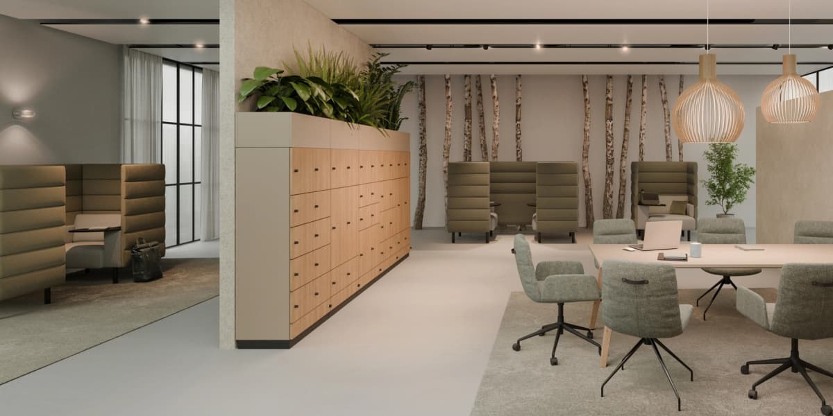 Arbeitsräume mit Atmosphäre