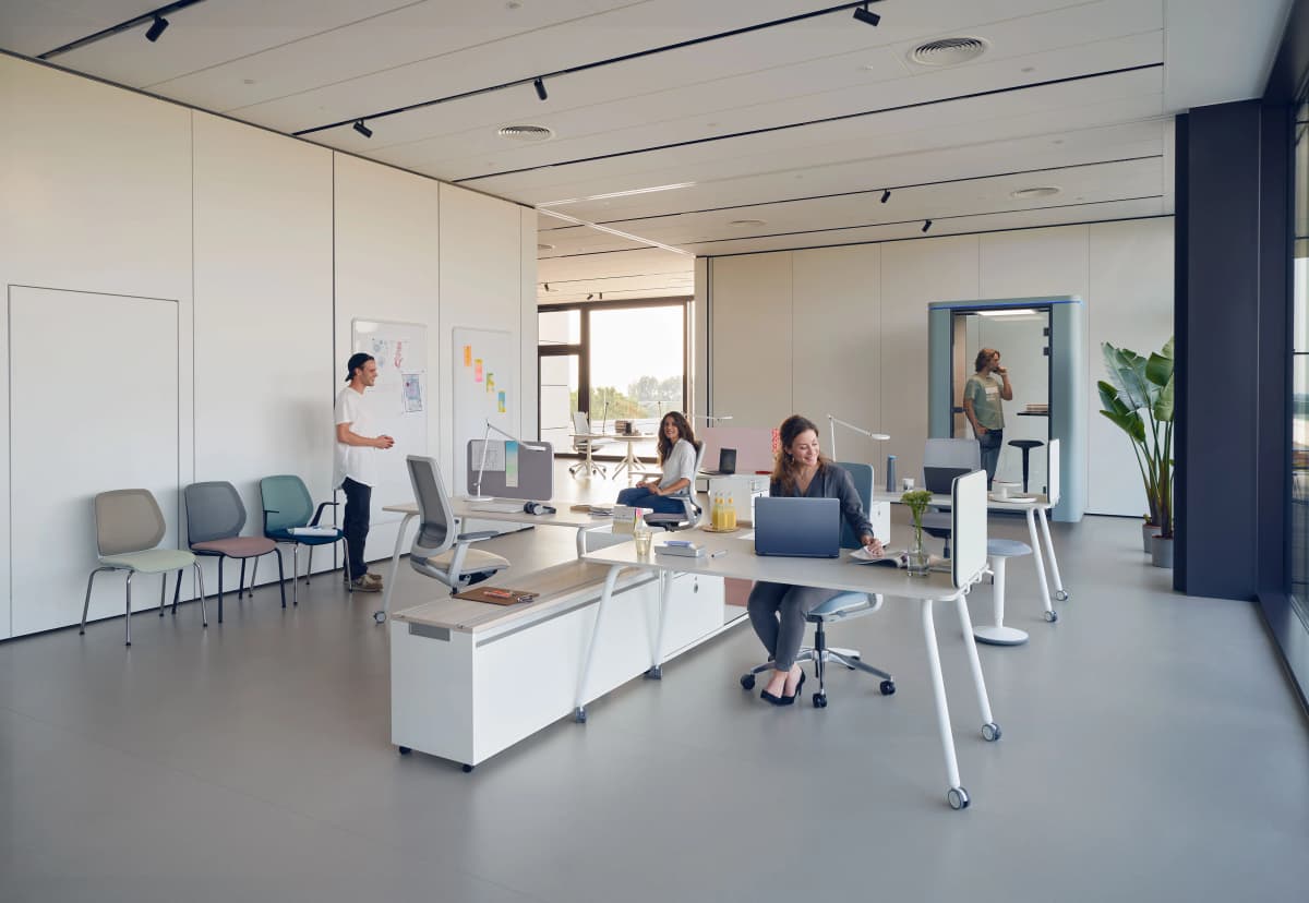 Ein zufriedenes Team 